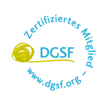 Siegel Zertifiziertes Mitglied der DGSF – Deutsche Gesellschaft für Systemische Therapie, Beratung und Familientherapie