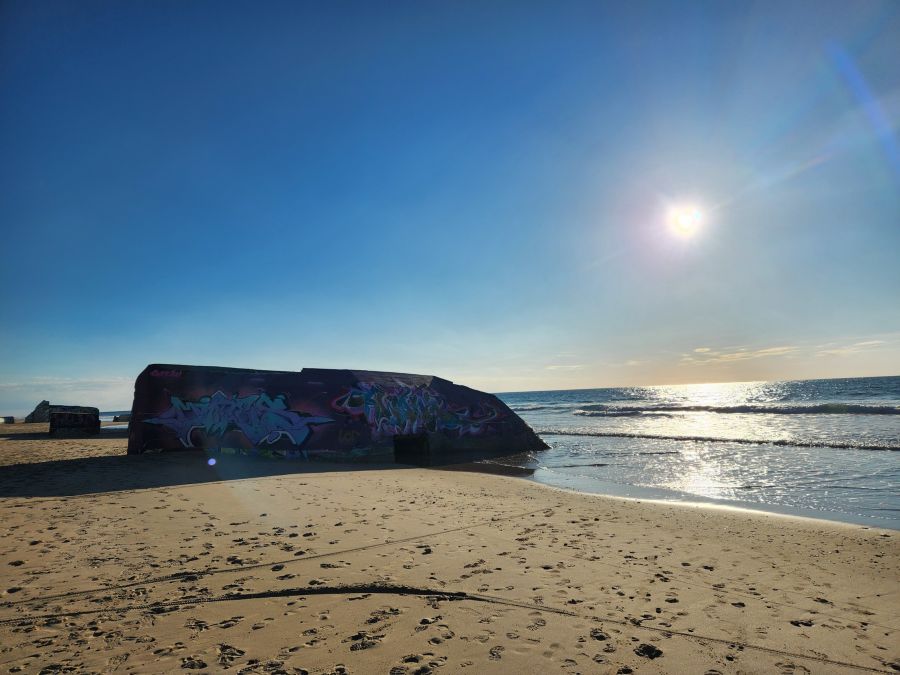 Der weite Strand von Le Gurp